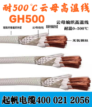 耐高溫電纜的型號、分類、性能及適用范圍